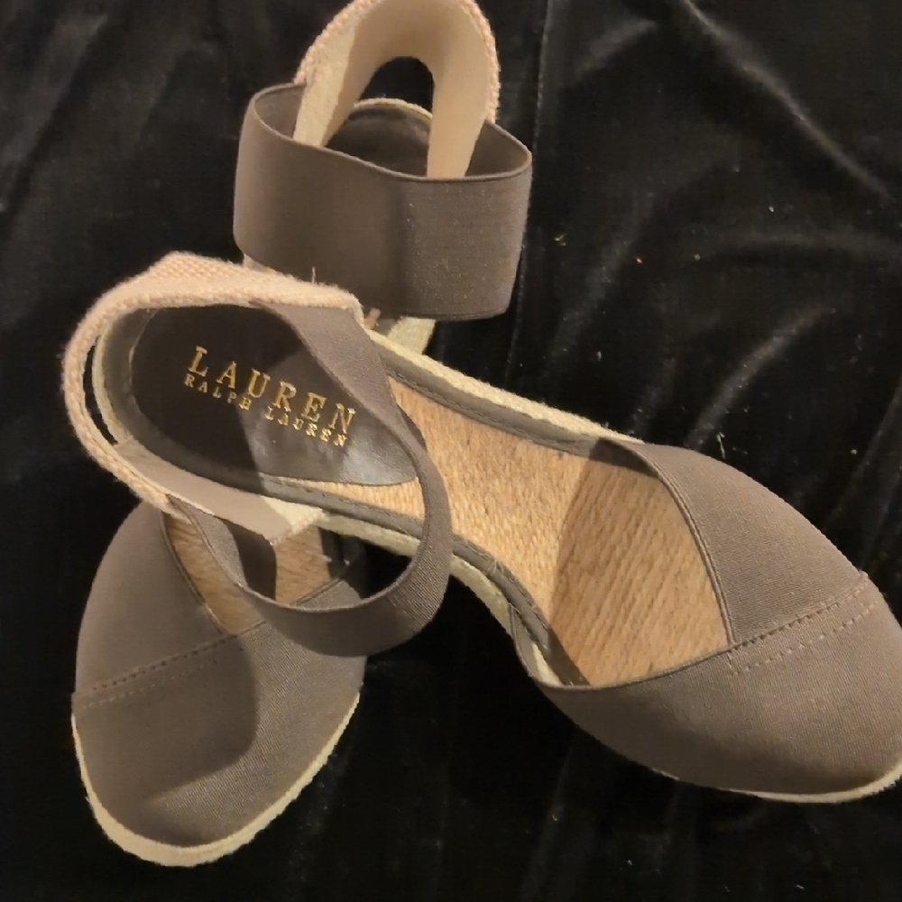 Lauren Ralph Lauren Brown Espadrille Shoes